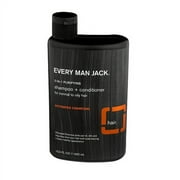 Every Man Jack 2 in 1 Purifying Shampoo plus Conditioner Activated Charcoal, 13.5 Oz