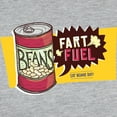 thumbnail image 3 of CafePress - Beans Fart Fuel Long Sleeve T Shirt - Womens Baseball Tee, 3 of 4