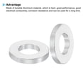 thumbnail image 4 of M12 Aluminum Spacers, 5 Pcs Metal Spacer Aluminum 12.5mm ID x 24mm OD x 4mm L Aluminum Spacer Screw Standoff Round, 4 of 5