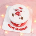 thumbnail image 4 of Adornos de pastel de Feliz Navidad para niños, adornos de dibujos animados de Papá Noel, decoración de resina DIY para fiesta de Navidad, regalo de cumpleaños y postre, novedad de 2024, 4 of 4