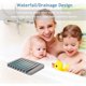 thumbnail image 5 of 3 Pices Porte-savon Auto-videur(blanc, Gris, Cyan), Distributeur De Savon En Silicone, Porte-savon De Vidange En Cascade Pour Salle De Bain, Prol, 5 of 5