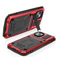 thumbnail image 5 of SaniMore for iPhone 14 Plus 6.7" 2022 Tri-layer Case with Wireless Charging Tempered Glass Screen Protector Hidden Bracket Drop Resistant Heavy Duty Protective Case for iPhone 14 Plus,  Red, 5 of 8
