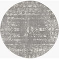 thumbnail image 2 of Rugs.com Lennon Collection Rug – 8 Ft Round Gray And Ivory Medium Rug Perfect For Kitchens, Dining Rooms, 2 of 6
