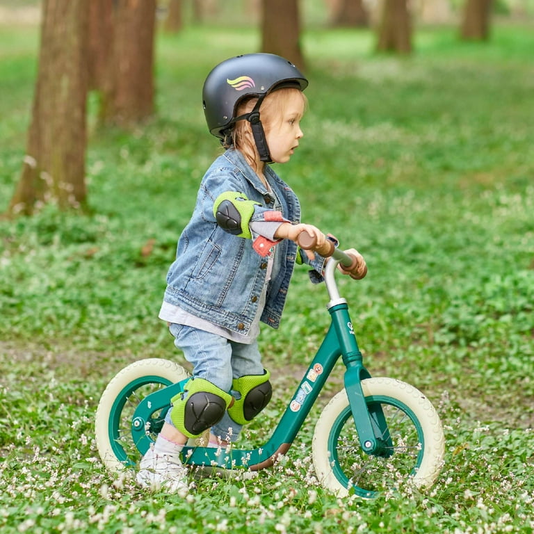 Hape Get Up Go Learn to Ride Balance Bike in Green for Toddler