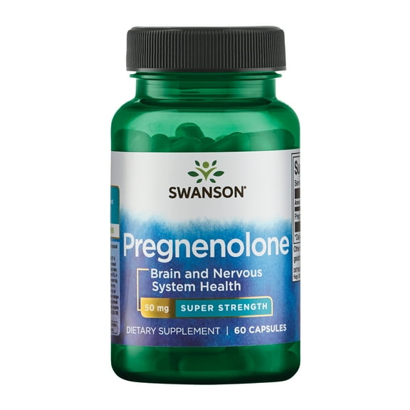 Swanson Pregnenolone - Super Strength 50 mg 60 Capsules