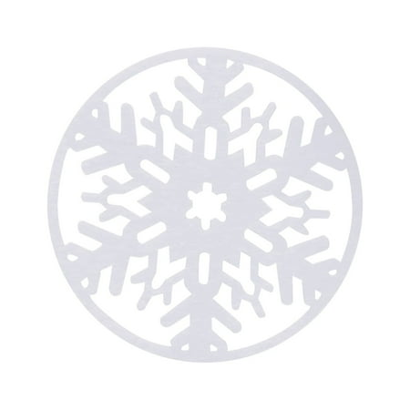 

Christmas Snowflake Snowflake Design Cup Mats Tea Coffee Mats Decoration Table Doilies Modern round Place Mats for Dining Table Dinner Mats round Table Setting for 4 Place Mates for Tables round