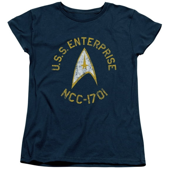 Star Trek Collegiate Women's T-Shirt Navy