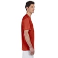 thumbnail image 3 of Hanes Cool DRI TAGLESS Men`s T-Shirt, S, Deep Red, 3 of 3