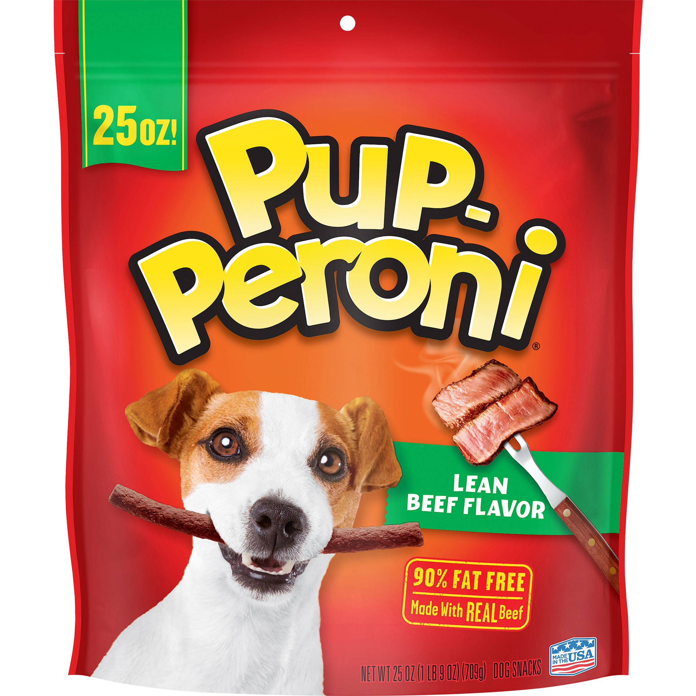 Photo 1 of Pup-Peroni Lean Beef Flavor Dog Treats, 25-oz bag, Best By 06/03/22