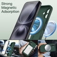 thumbnail image 3 of JETech Magnetic Silicone Case for iPhone 16 6.1-Inch, Compatible with MagSafe,&nbsp;Silky Soft Touch, Shock Absorbing Phone Cover with&nbsp;Camera Lens Full Protection (Midnight Green), 3 of 7