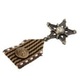 thumbnail image 6 of 2 Pieces Steampunk Star Pendant Brooch Pin Medal Brooch Metal Collar Men, 6 of 9