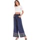 thumbnail image 3 of Pantalones anchos de pierna ancha para mujer, 3 of 5
