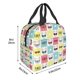 thumbnail image 3 of Fotbe Cute French Bulldog Bolsa Térmica con Estampado y Forro de Aluminio Grueso Bolsa de Almuerzo con Bolsillo Frontal para Hombres y Mujeres, Ideal para Trabajo, Escuela, 3 of 8