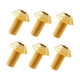 thumbnail image 1 of Pernos de Rotor de Freno de Disco Zulema Titanio M5x10 mm 6 Piezas Oro, 1 of 8