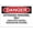 Warning Sign 2, variant on Danger Authorized Personnel Only Aluminum Tin Warning Sign 8"x12" - For Home Outdoor Garden, Authorized Personnel Sign