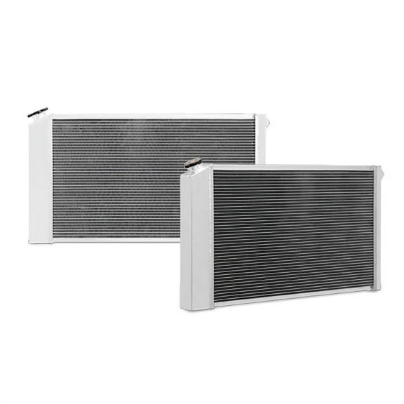 Mishimoto MMRAD-CHE-68X X-Line Performance Aluminum Radiator Compatible With Chevrolet Chevelle 1965-1967 Silver