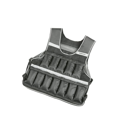 Weider 20 Lb. Adjustable Weighted Vest with Ventilated