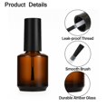 thumbnail image 3 of Frascos para esmalte de uñas Doromy, paquete de 8, 15 ml, vidrio ámbar, 3 of 6