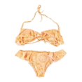 thumbnail image 1 of O'Neill Henna Ruffle Bandeau de 2 piezas para mujer, naranja, peque?o O'Neill Bandeau, 1 of 2