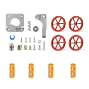 TWO TREES 3D Printer Parts & Accessories Upgraded All Metal Extruder and 4PCS Hand Leveling Nut Diameter 60mm with 4pcs Heated Bed Springs for Ender-3/Ender-3 Pro/ CR-10 Series 3D Printer