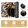 thumbnail image 2 of Sm:)e Black White Pumpkin Maple Leaf Linen Fall Kitchen Rugs and Mats, 17x29Inch and 17x47 Inch, Non Slip Mat for Porch Patio Hallway, 2 of 6
