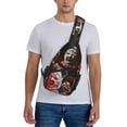 thumbnail image 4 of Terrifier 2 Sling Bag Crossbody Sling Backpack Chest Bag Daypack Purses Shoulder Bag For Women Men Travel Hiking, 4 of 7
