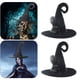 thumbnail image 5 of 2 Uds Sombrero Halloween Disfraz Bruja Tocado para Mujeres Hombres Fiesta Disfraces, 5 of 9