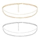 thumbnail image 5 of 2x Bikini para mujer Cadena para el vientre con lentejuelas cruzadas Cadena para el cuerpo para mujeres y niñas, 5 of 8