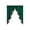 Green, variant on Christmas Tree Shape Swags Valance Curtains, Light Filtering Snow View Window Drape wtih Tassel Fringe,Farmhouse Style Kitchen Window Treatment for Xmas Home Interior Decoration