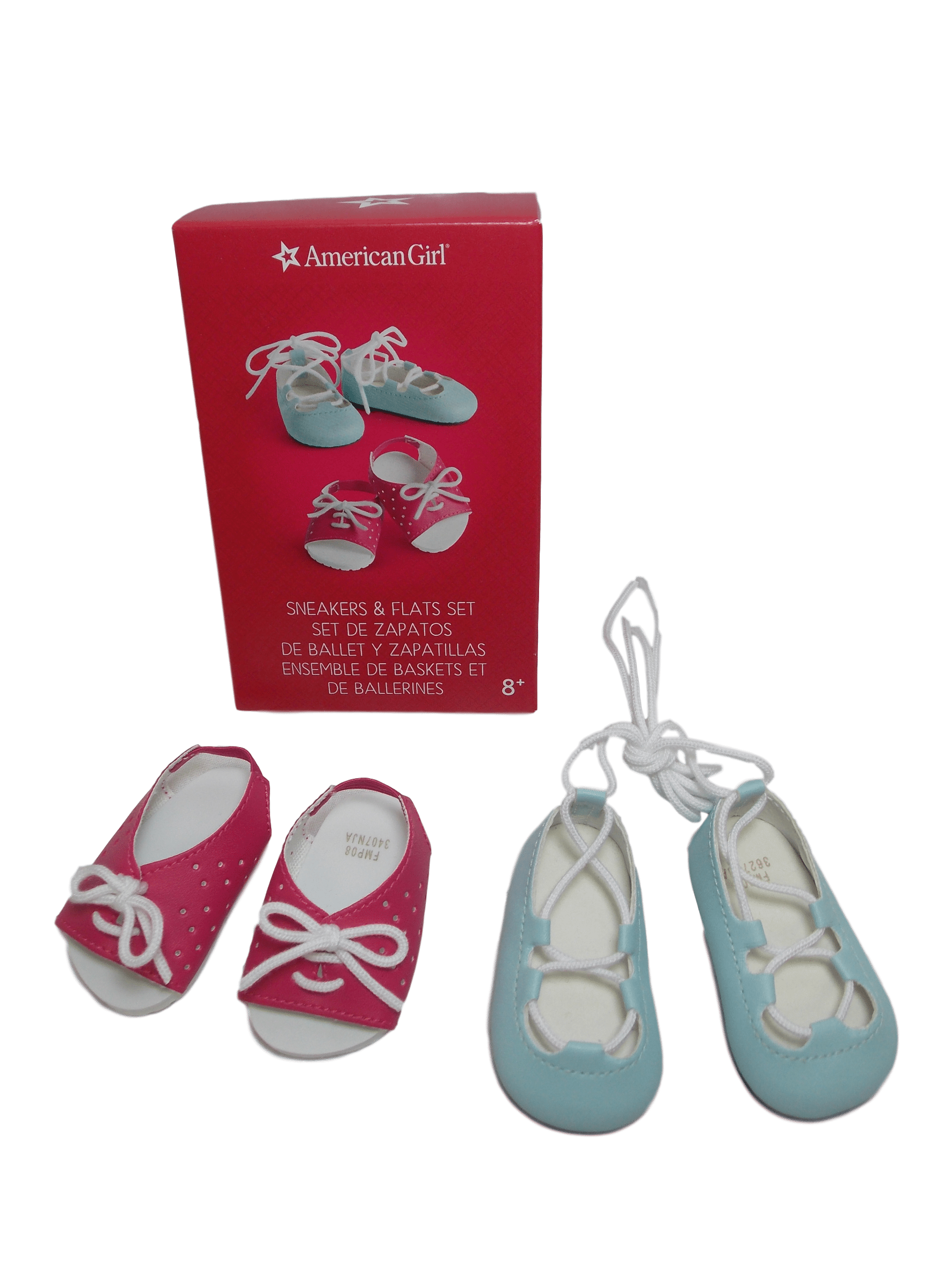 Paire Panda Chaussures Pour 18 in AG American Doll dolls 