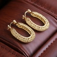 thumbnail image 6 of Alexcraft 925 Sterling Silver Post Hoop Earrings for Women Hollow Oval Hoop Earrings Hypoallergenic U Shaped Hoops Earring for Jewelry Gifts, 6 of 6
