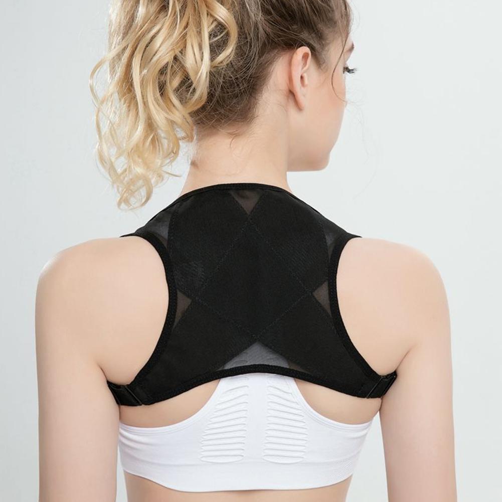 Adult Adjustable Posture Corrector Brace Net Breathable Back Spine Support Belt Humpback Shoulder Posture Correction Belt O7G9