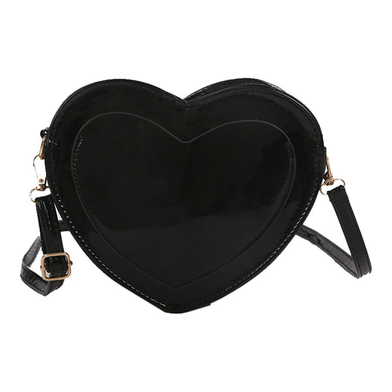 Lovely Heart Mini Square Shoulder Bag For Girls Fashionable