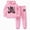 A206-Black, variant on XZNPDUCQ 5-6 Years Baby Outfit Toddler Girl Long Sleeve Pullover Tops and Pants Set 2Pcs Infant Fall Winter Clothes A206-Light Pink