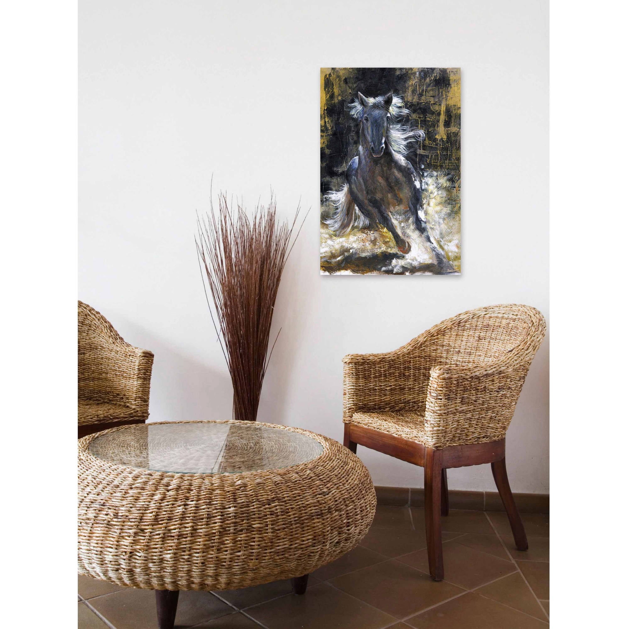 "Legend" Painting Print on Wrapped Canvas