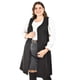 thumbnail image 5 of Chaleco Largo Roman Fashion Tipo Gamuza Negro Talla Extra, 5 of 7