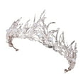 thumbnail image 2 of Corona de tiara Tiaras Corona de princesa para novia Corona de princesa de cuento de hadas para mujer Estilo C, 2 of 9