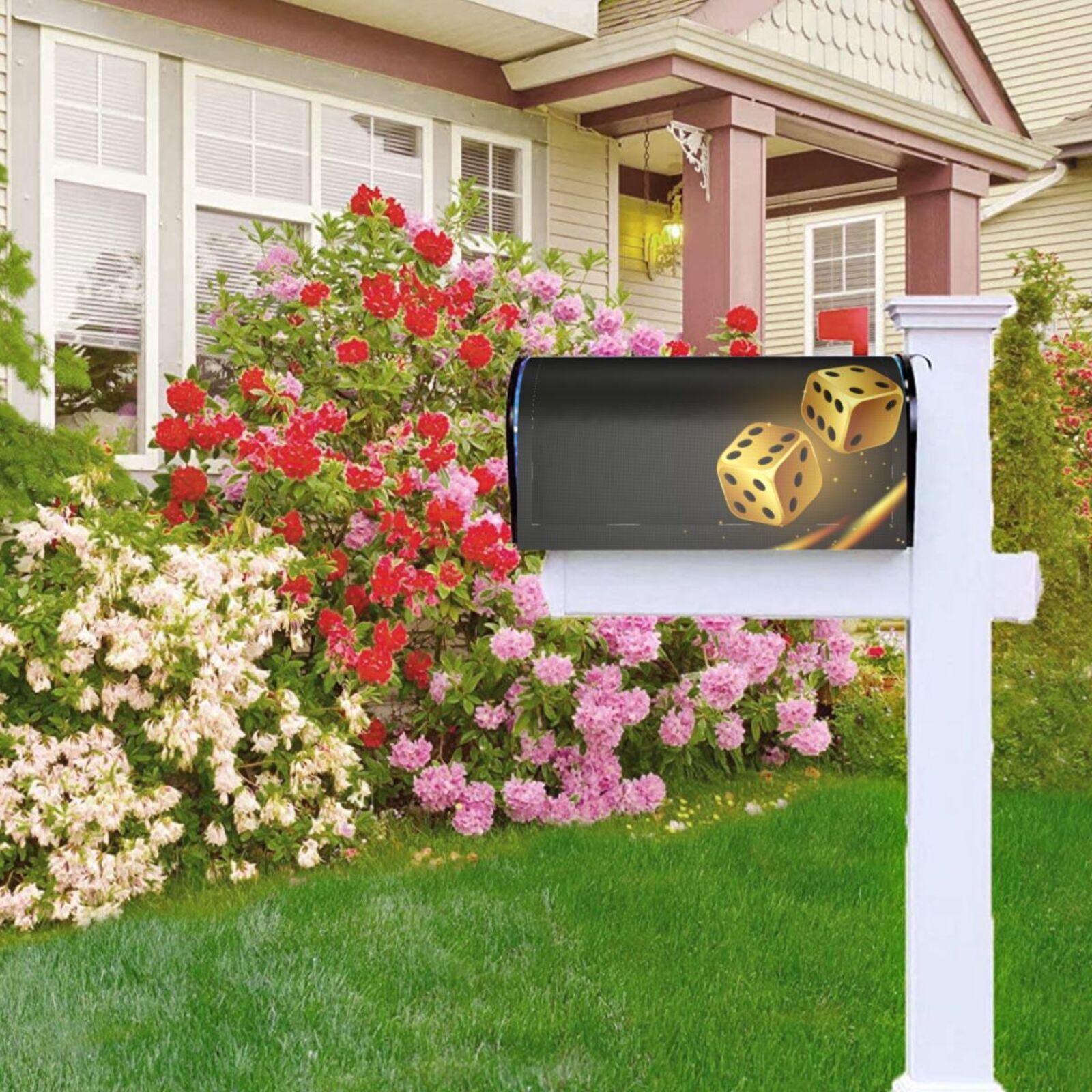 Kdxio Magnetic Mailbox Cover 21x18 in Mailbox Cover Outdoor Decoration Holiday Mailbox Covers for Home Garden Yard-21x18 in