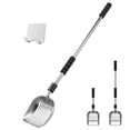 thumbnail image 1 of Cuchara para arena para gatos Depets de metal con mango largo y soporte, 1 of 7