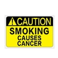 thumbnail image 1 of Señal de advertencia: «Fumar causa cáncer» (PVC, 13 x 8,6 cm), 1 of 1