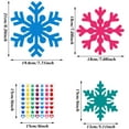 thumbnail image 2 of 24 Pieces Holiday Snowflake Craft Kit for Boy and Girls, DIY Create Your Own Winter Snowflake Ornament Kits Fun Holiday Home Activity, 2 of 7