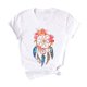 thumbnail image 3 of Pntutb Blusa de manga corta informal con estampado vintage de verano para mujer Pntutb Pntutb-5629, 3 of 5