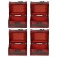 thumbnail image 3 of 4pcs Retro Wooden Storage Box Art Craft Classic Ornament for Cosmetics Jewelry Sweets, 3 of 6