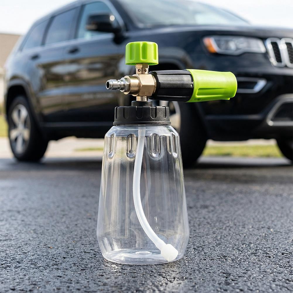 Foam Cannon Sprayer for Garden Hose – Self-Locking Pressure Washer Attachment, Adjustable Snow Foam Lance for Patio & Car
