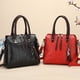 thumbnail image 2 of 4pcs/set Vintage PU Tote Bag, Luxury Top Handle Satchel, Women's Fashion Handbag, Shoulder Bag, Crossbody Bag & Clutch Purse Wallet, 2 of 5