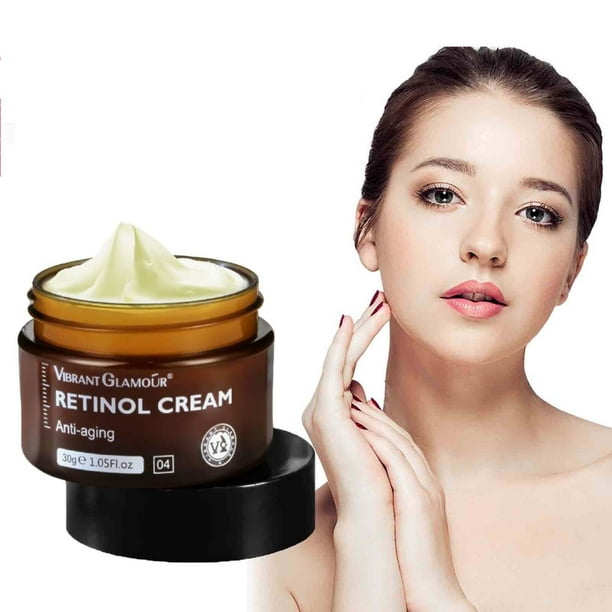 Fiudx Crema de Retinol, Hidratante Facial, Tratamiento Antiedad para El Cuello, Crema de Retinol para Reducir Las Líneas de Expresión, Cuidado de La Piel Sensible, Uso Diario para Hombres y Mujeres,