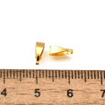 thumbnail image 3 of 1000pcs Brass Snap on Bails for Pendants Golden 7x3x3mm Hole: 6x2mm DIY, 3 of 3