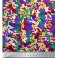 thumbnail image 1 of Soimoi Cotton Poplin Fabric Leaves Artistic Print Fabric by The Yard 56 Inch Wide, 1 of 3