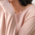 thumbnail image 2 of Sweater for Women Long Sleeve Crewneck Loose Fit Solid Basic Casual Knitted Shirts 2025 Fall Outfits, 2 of 2