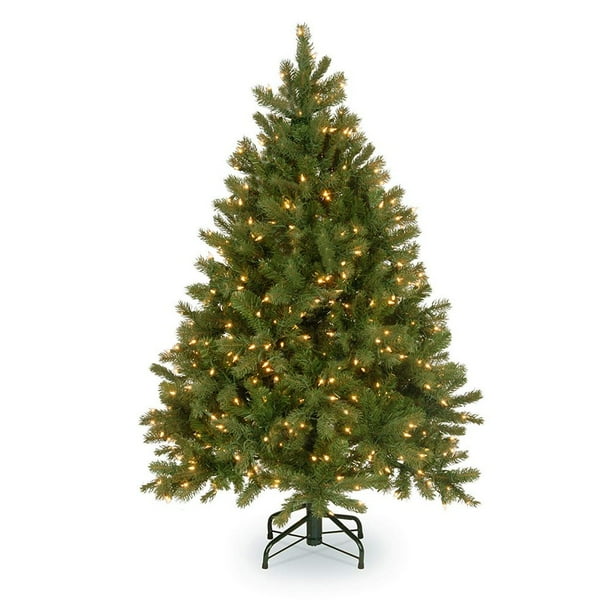 National Tree 4 5 Artificial Downswept Douglas Fir Led Lights Artificial Downswept Douglas Fir